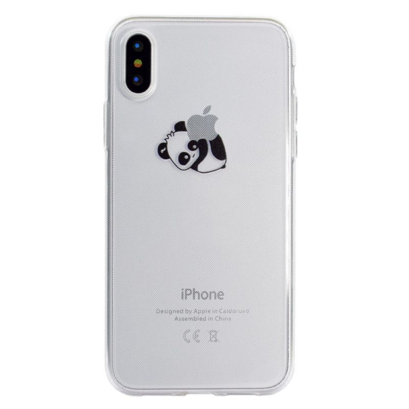 Cover iPhone XR Logo Panda Spil