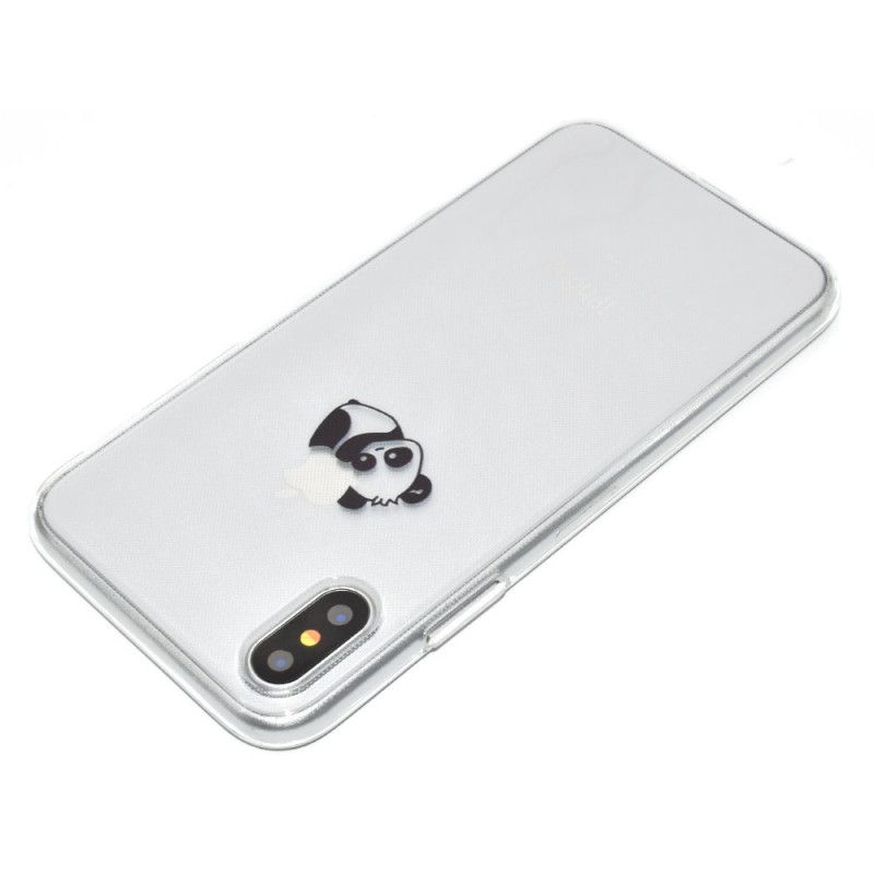 Cover iPhone XR Logo Panda Spil