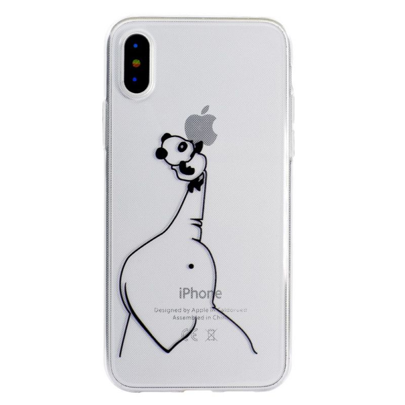 Cover iPhone XR Logo Panda Spil 3