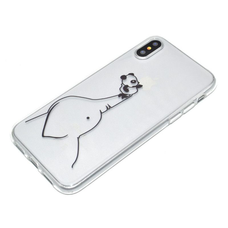 Cover iPhone XR Logo Panda Spil 3