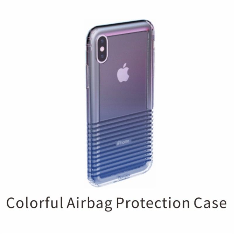 Cover iPhone XR Magenta Max Farverige Airbags I Baseus