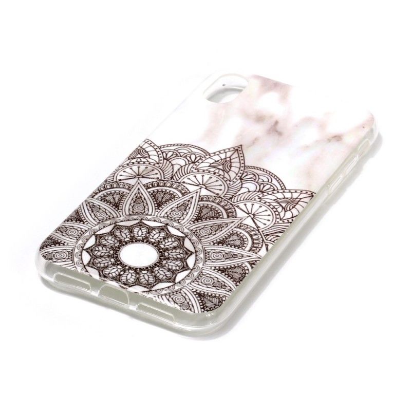 Cover iPhone XR Marmoreret Mandala Beskyttelse