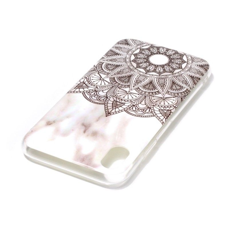 Cover iPhone XR Marmoreret Mandala Beskyttelse