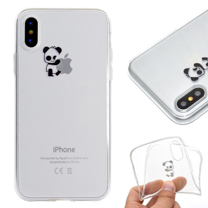 Cover iPhone XR Mobilcover Panda Logo Spil 2