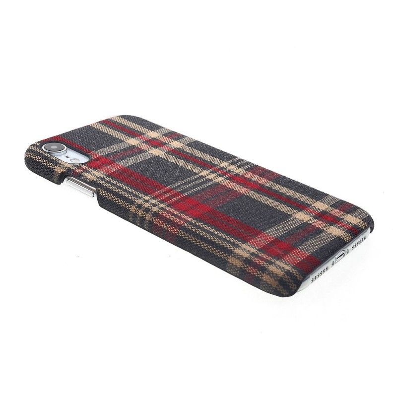 Cover iPhone XR Plaid Stof