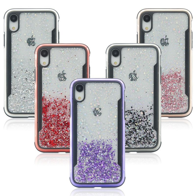 Cover iPhone XR Rød Glittertrend