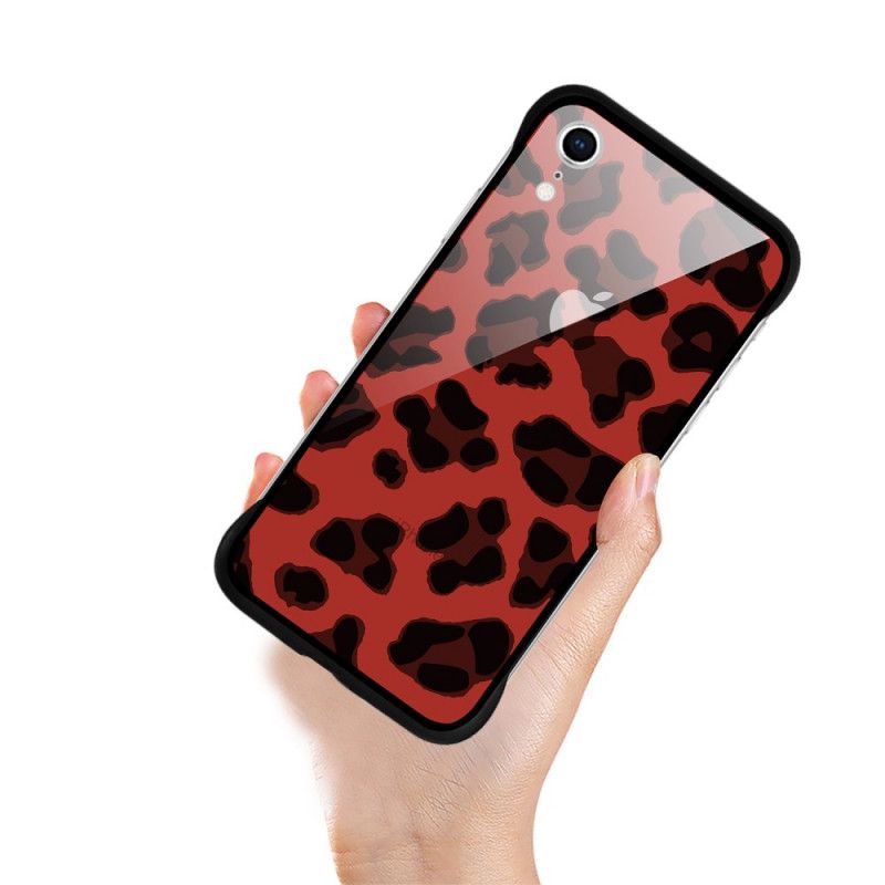 Cover iPhone XR Rød Nxe Leopardpletter Original