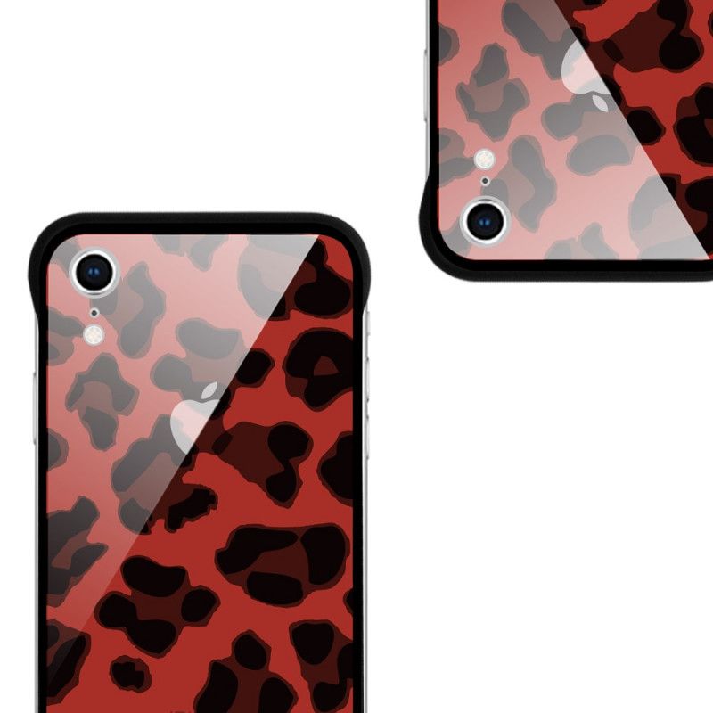 Cover iPhone XR Rød Nxe Leopardpletter Original