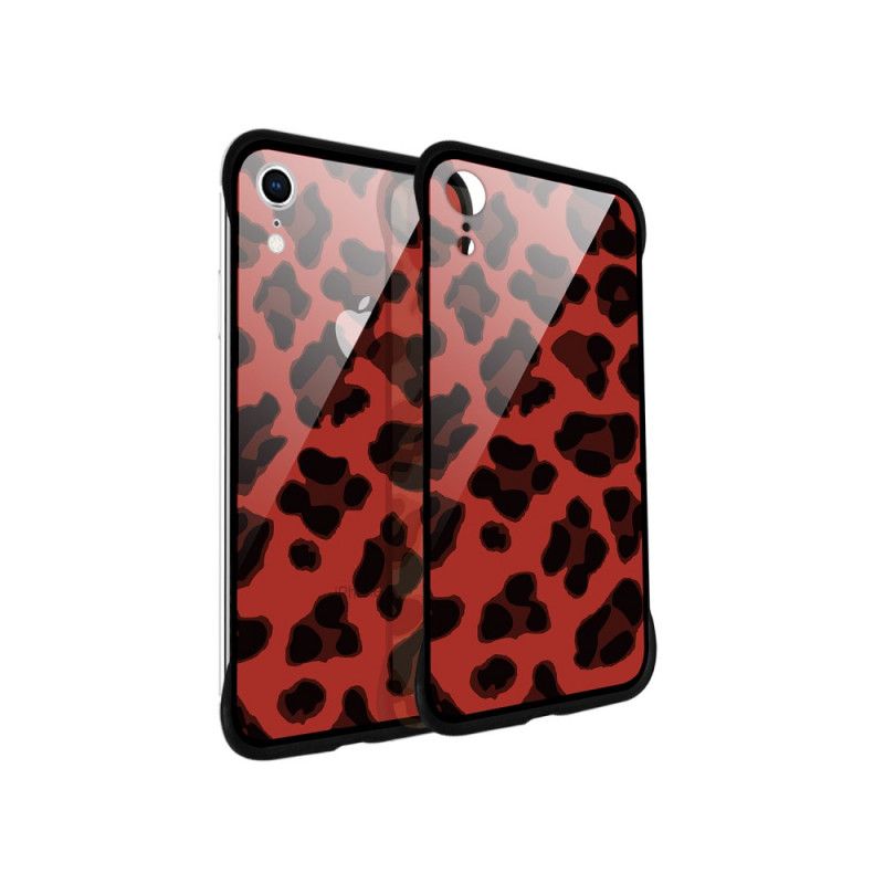 Cover iPhone XR Rød Nxe Leopardpletter Original