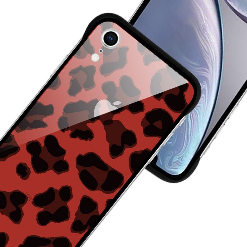 Cover iPhone XR Rød Nxe Leopardpletter Original