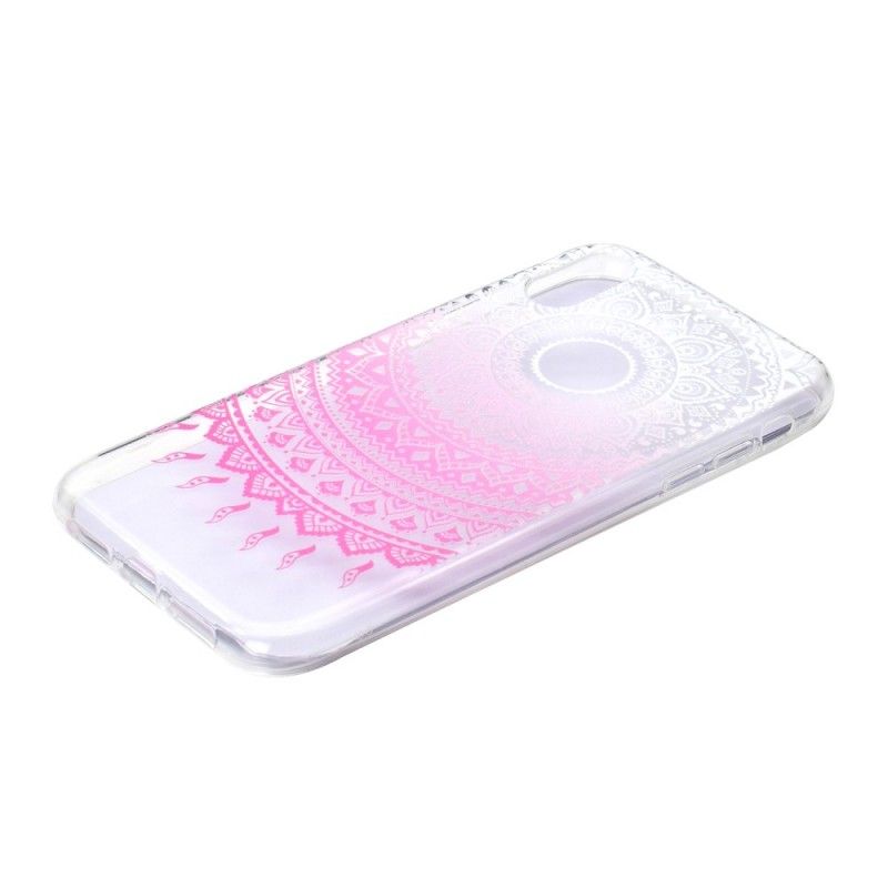 Cover iPhone XR Rose Gennemsigtig Farverig Mandala