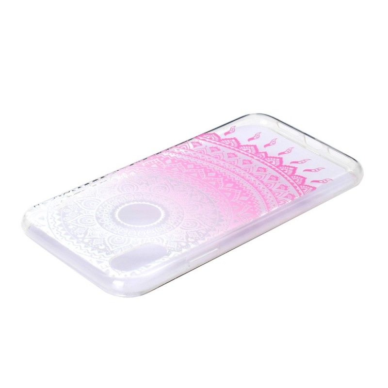 Cover iPhone XR Rose Gennemsigtig Farverig Mandala