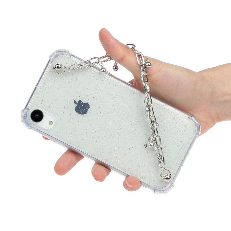 Cover iPhone XR Silikone Charm Armbånd