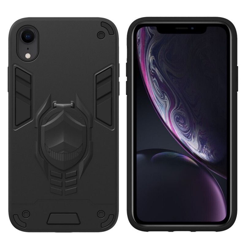 Cover iPhone XR Sort Aftagelig Rustning Med Ringholder Original