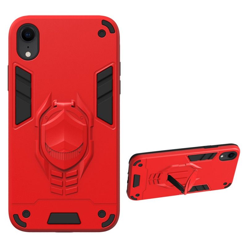 Cover iPhone XR Sort Aftagelig Rustning Med Ringholder Original