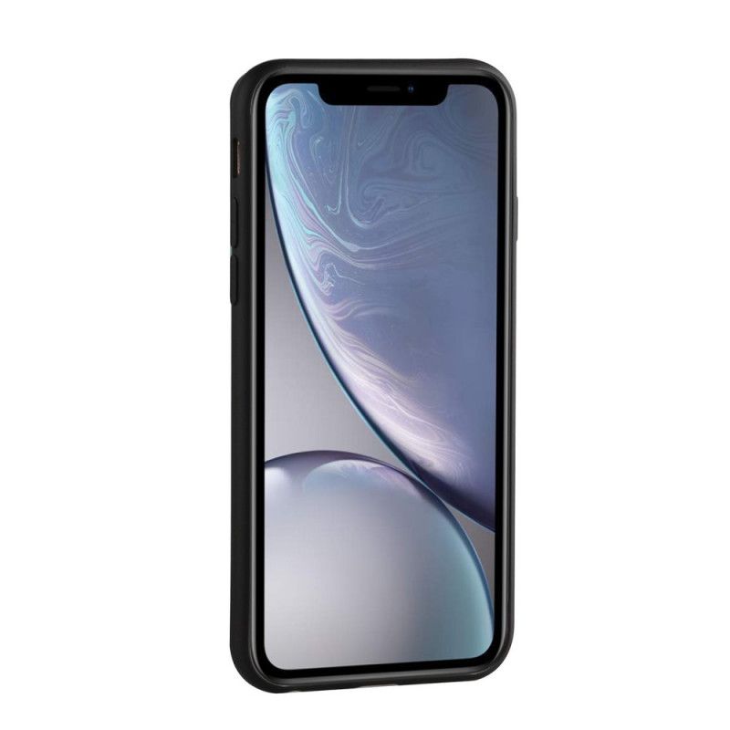 Cover iPhone XR Sort Aftagelig Silikonebeskyttelseslinse Original