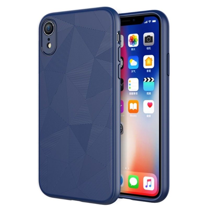 Cover iPhone XR Sort Geometri