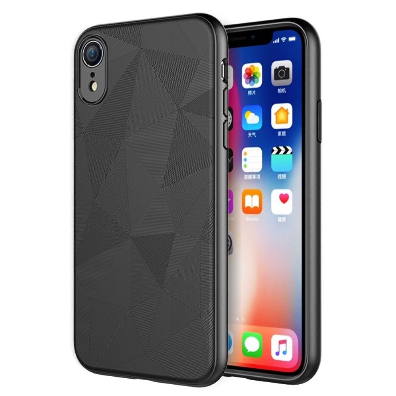 Cover iPhone XR Sort Geometri