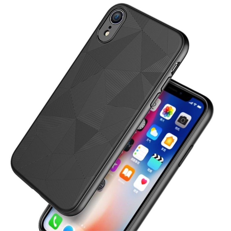 Cover iPhone XR Sort Geometri