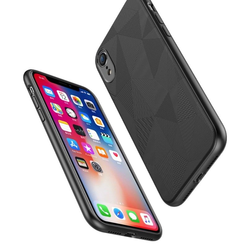 Cover iPhone XR Sort Geometri