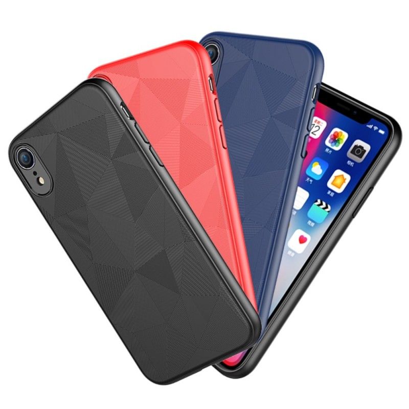 Cover iPhone XR Sort Geometri