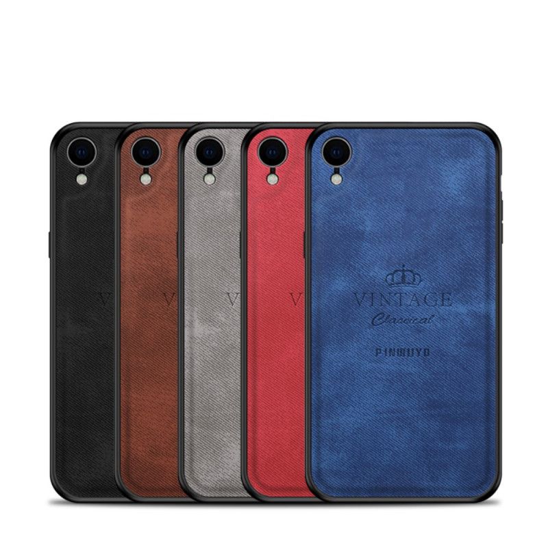 Cover iPhone XR Sort Hæderlig Vintage Pinwuyo