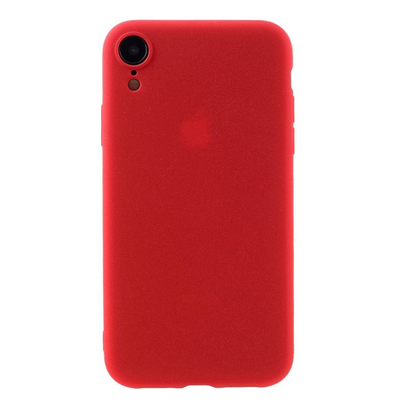 Cover iPhone XR Sort Mattsilikone