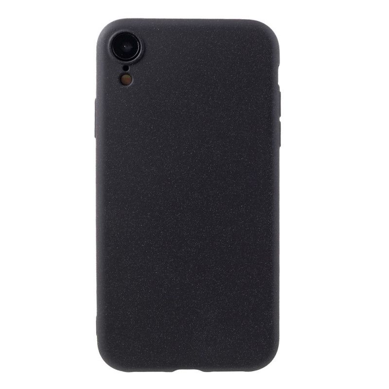 Cover iPhone XR Sort Mattsilikone