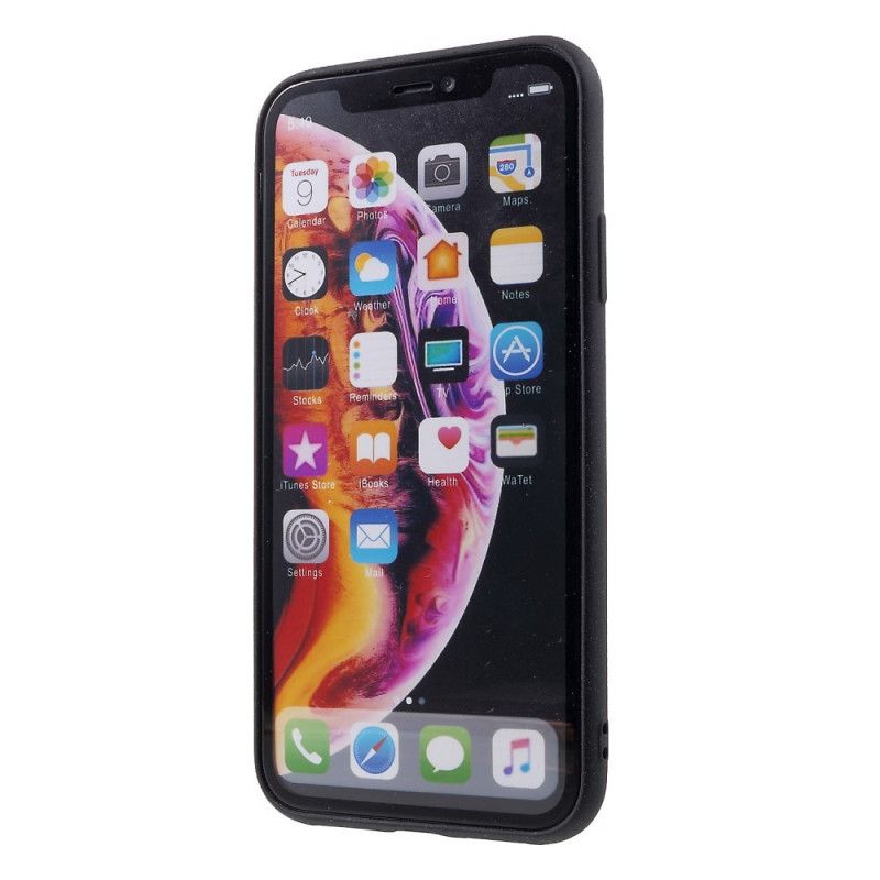 Cover iPhone XR Sort Mattsilikone