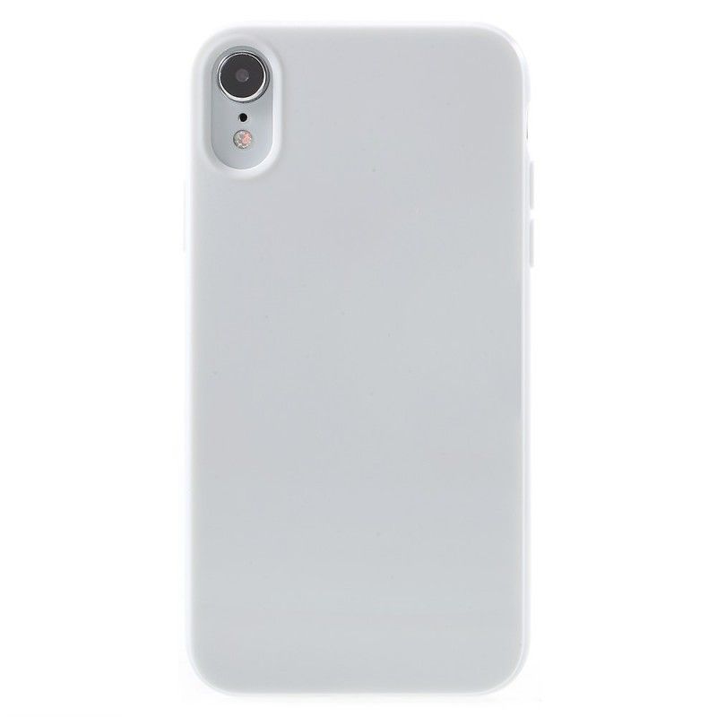 Cover iPhone XR Sort Mobilcover Blank Silikone