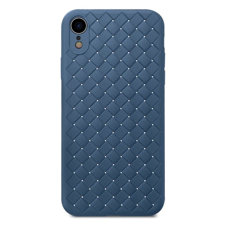 Cover iPhone XR Sort Mobilcover Flettet