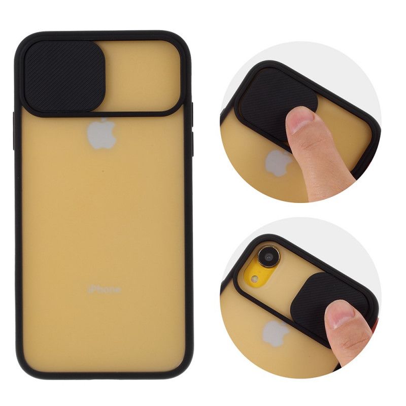 Cover iPhone XR Sort Mobilcover Glidende Linsebeskyttelse