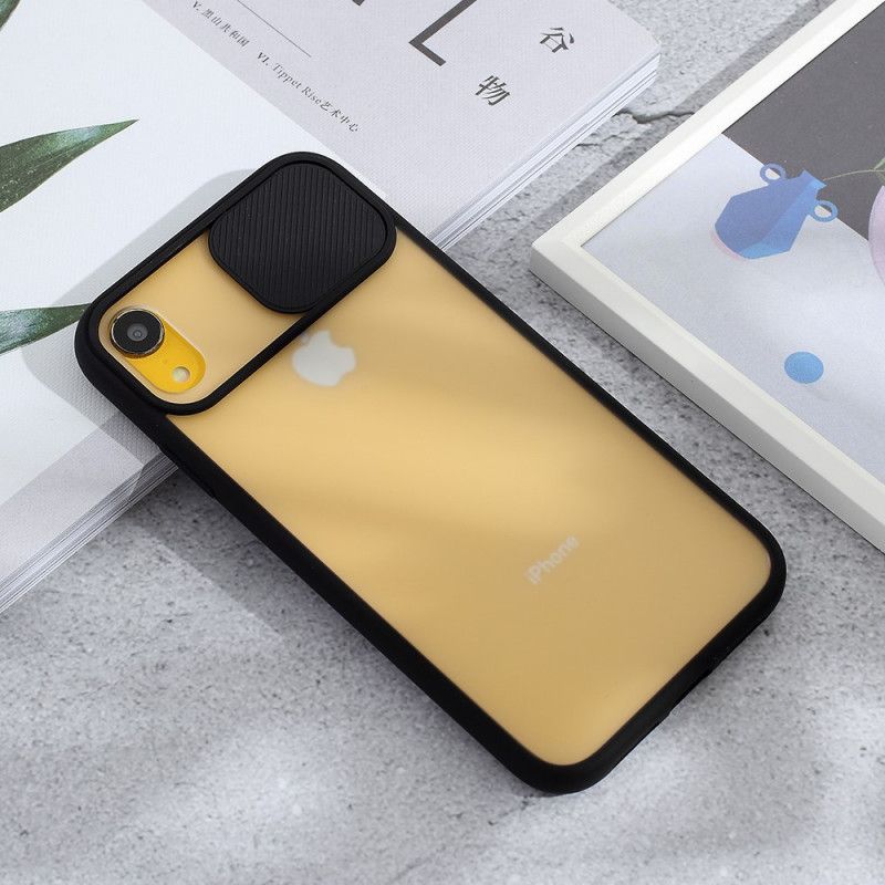 Cover iPhone XR Sort Mobilcover Glidende Linsebeskyttelse