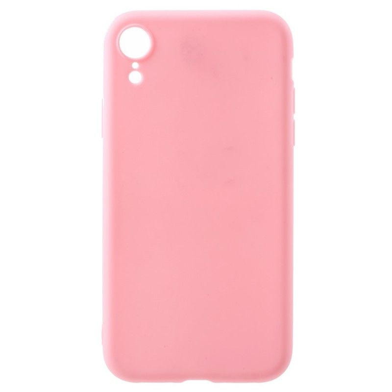 Cover iPhone XR Sort Mobilcover Mat Silikone