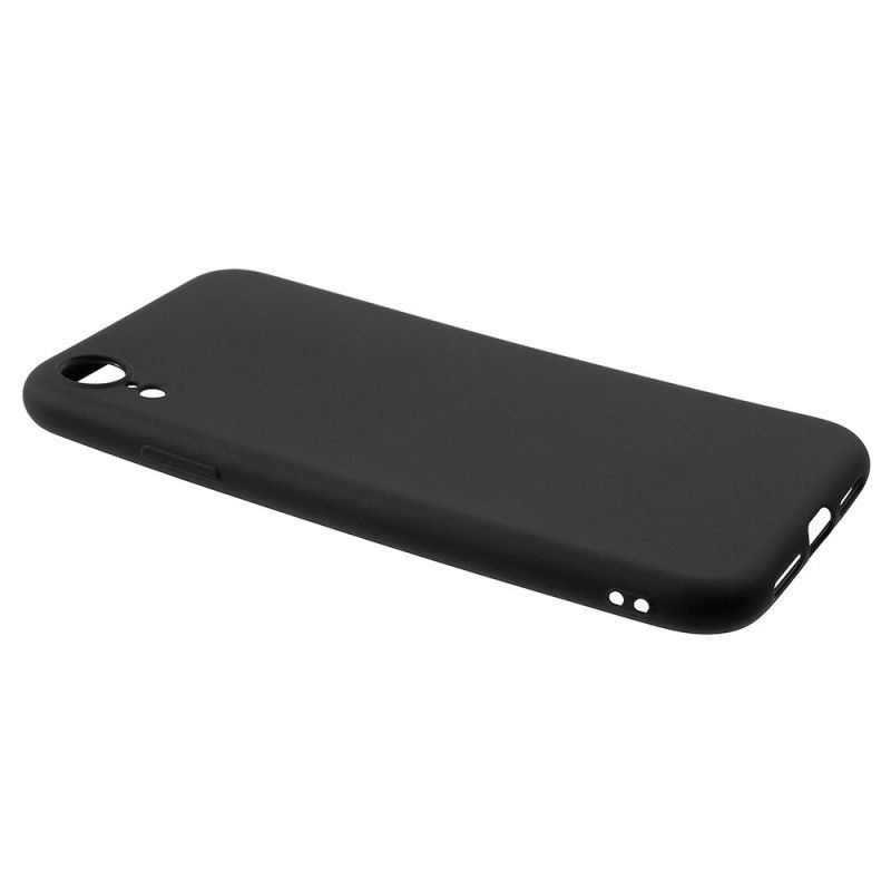 Cover iPhone XR Sort Mobilcover Mat Silikone