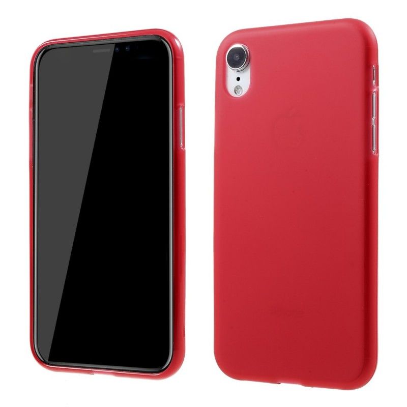 Cover iPhone XR Sort Mobilcover Mat Silikone