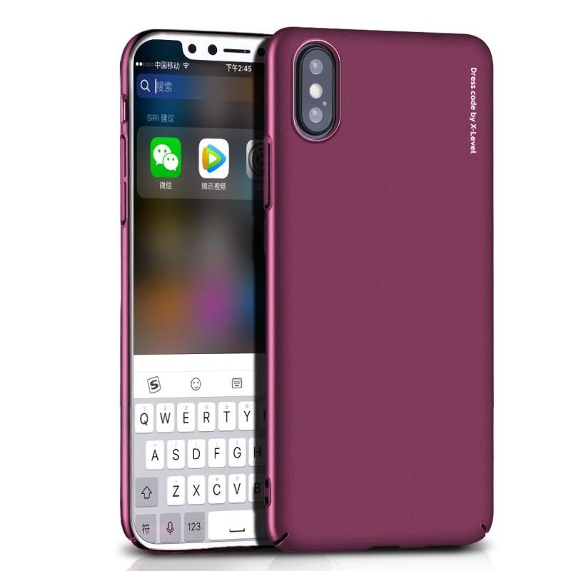 Cover iPhone XR Sort Mobilcover Metallisk Effekt