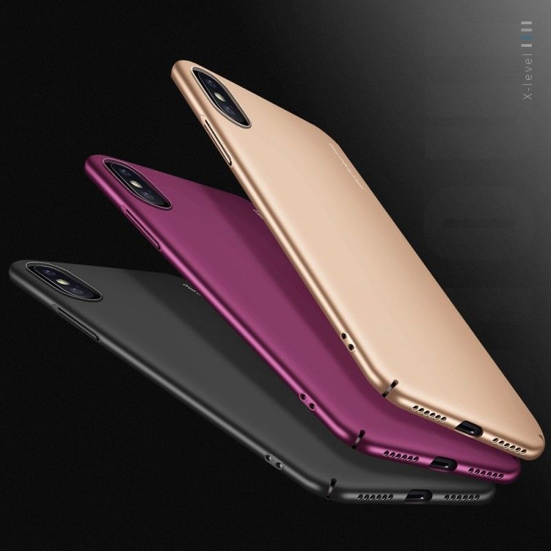 Cover iPhone XR Sort Mobilcover Metallisk Effekt