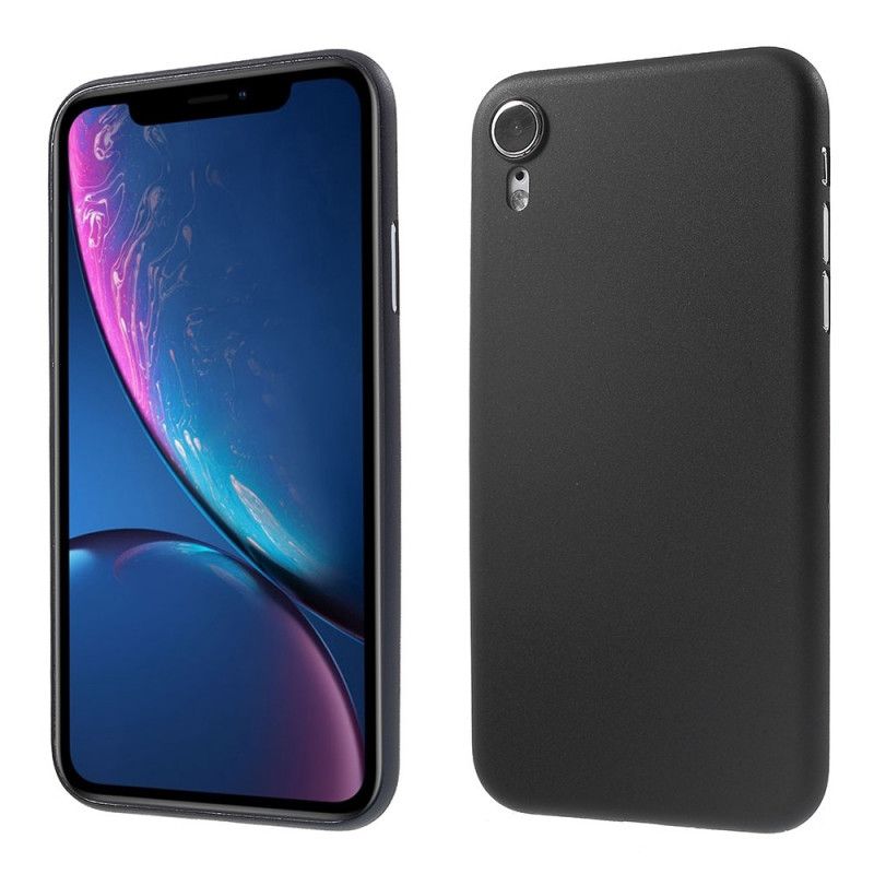 Cover iPhone XR Sort Mobilcover Ultrafin Mat