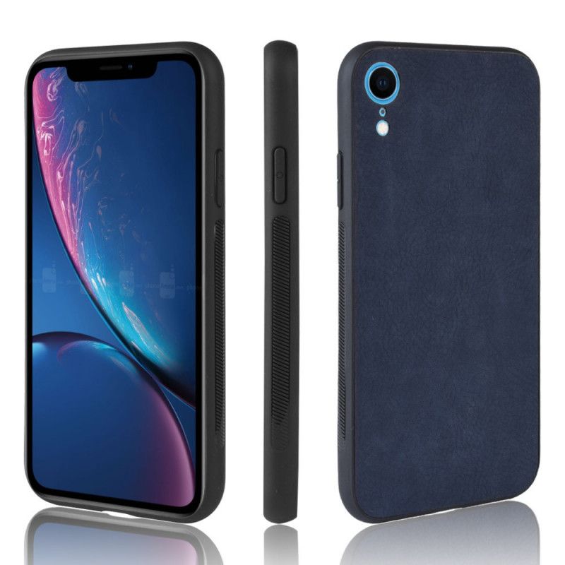 Cover iPhone XR Sort Premium Lædereffekt