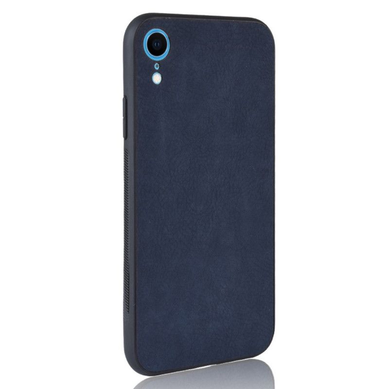 Cover iPhone XR Sort Premium Lædereffekt