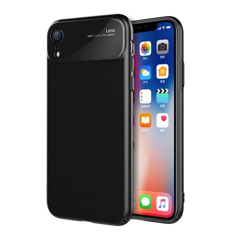 Cover iPhone XR Sort Premium Materialer