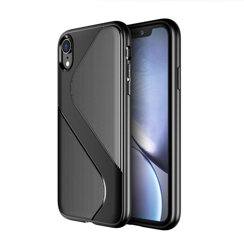 Cover iPhone XR Sort S Struktureret Design