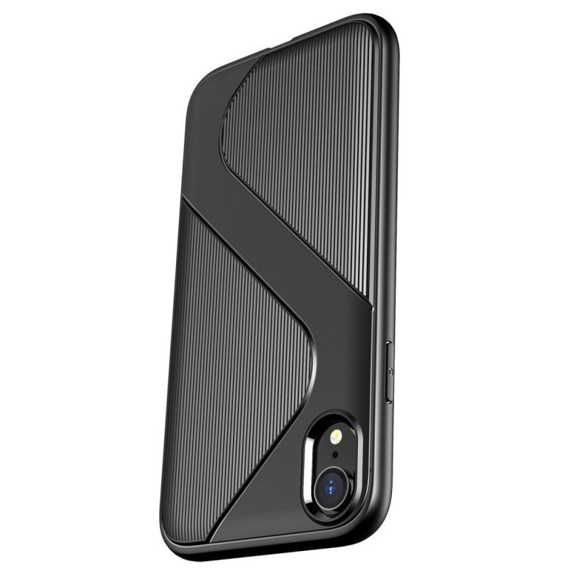 Cover iPhone XR Sort S Struktureret Design