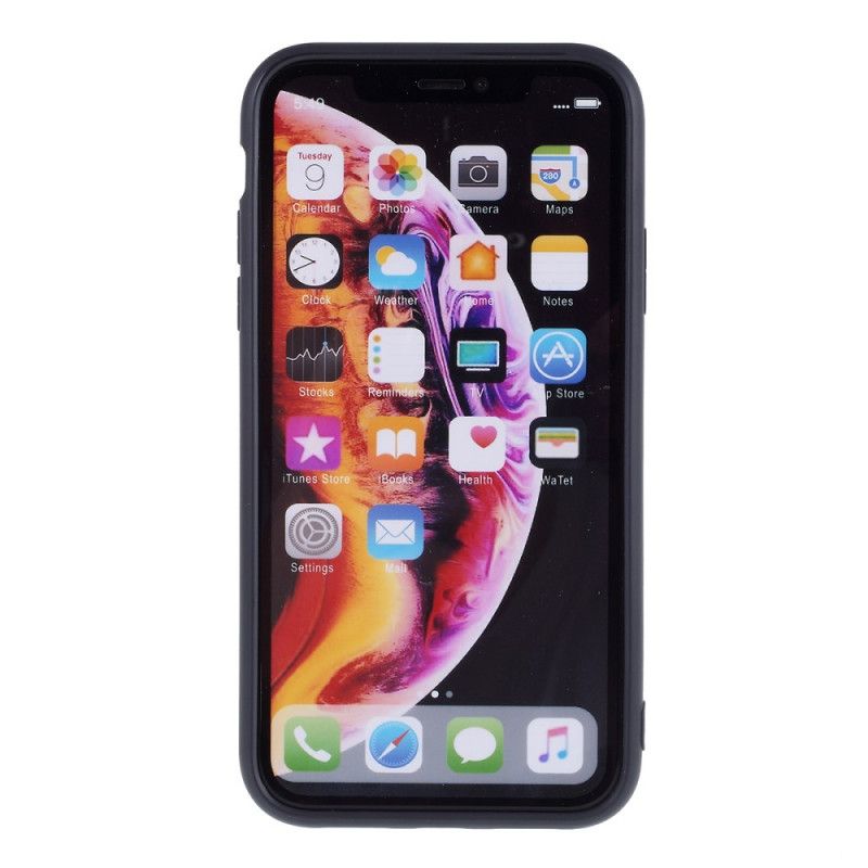 Cover iPhone XR Sort Silikone-Finhed 2.5 Mm