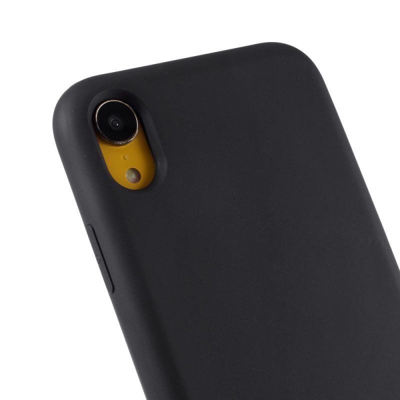 Cover iPhone XR Sort Silikone-Finhed 2.5 Mm