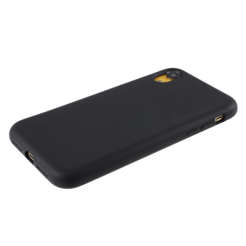 Cover iPhone XR Sort Silikone-Finhed 2.5 Mm