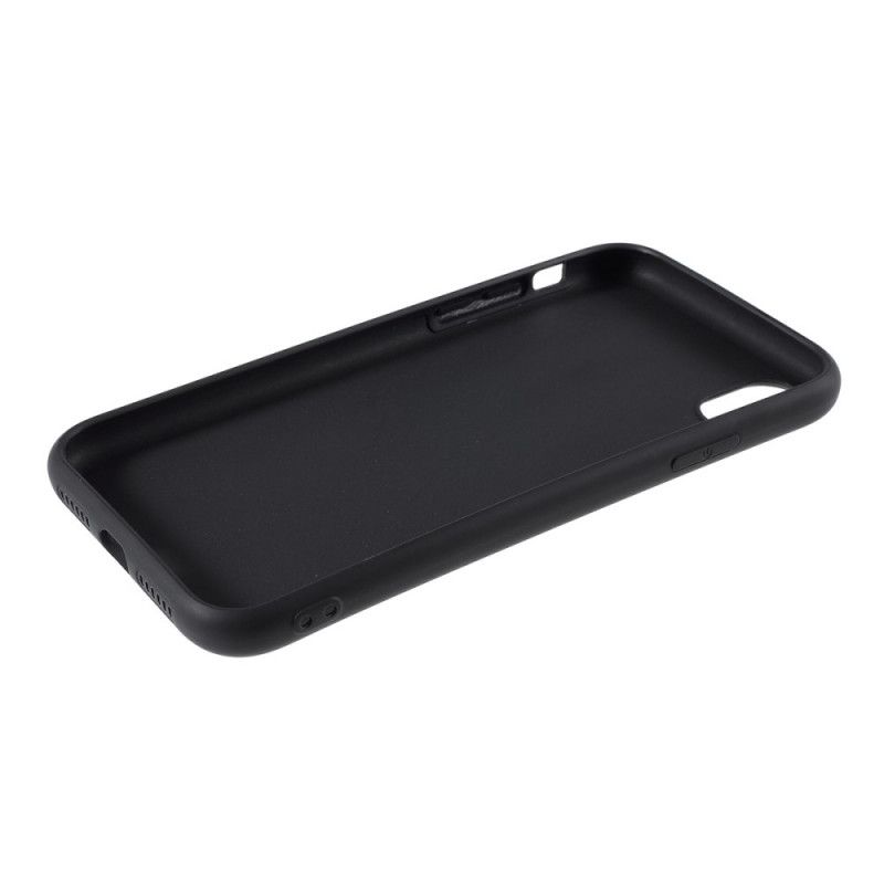 Cover iPhone XR Sort Silikone-Finhed 2.5 Mm