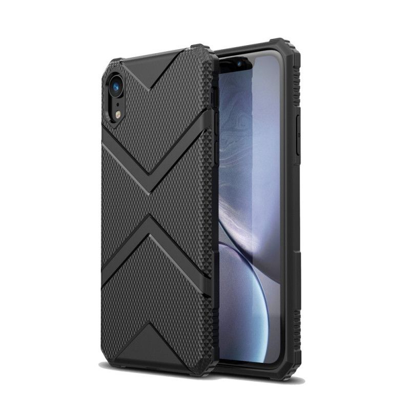 Cover iPhone XR Sort Skjold