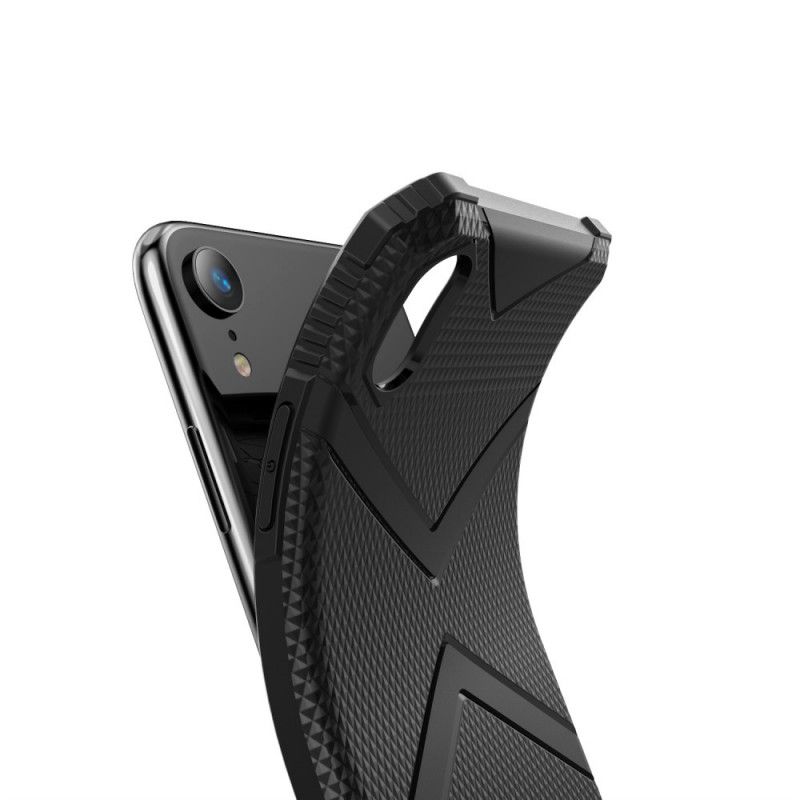 Cover iPhone XR Sort Skjold